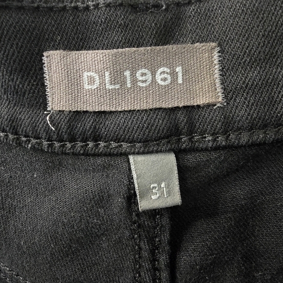 DL1961 DL Vintage Hepburn Wide Leg High Rise Black Tide Jeans Wardrobe essential - Picture 12 of 16